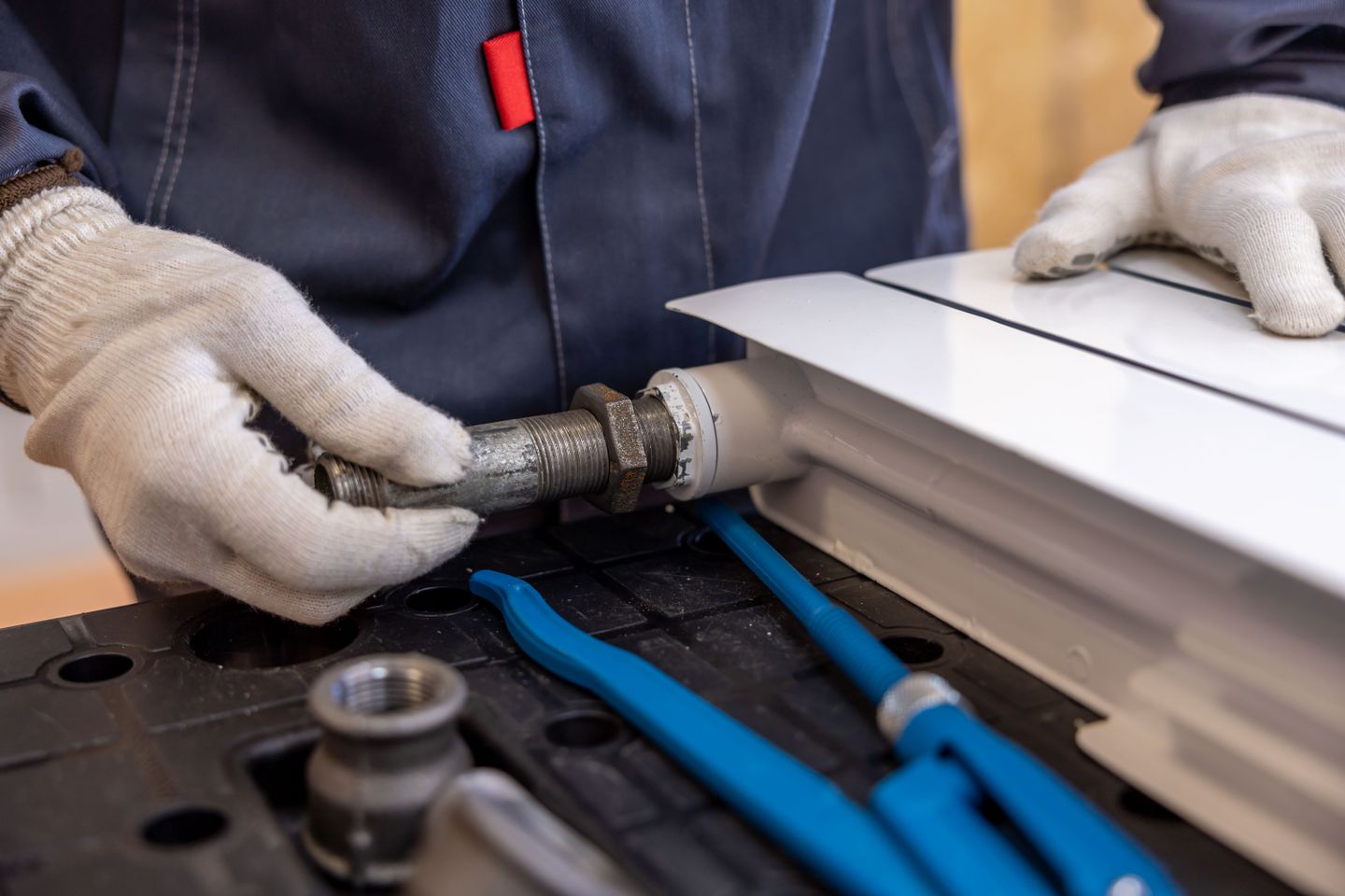 Illustrative plumbing photography